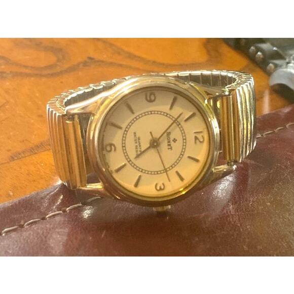 VTG Women's 25mm Gold Tone Speidel Signet Watch, Expansion Band - Picture 3 of 3